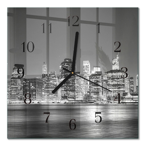 Horloge murale carrée Horizon