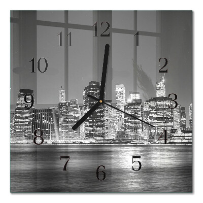 Horloge murale carrée Horizon
