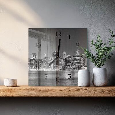 Horloge murale carrée Horizon
