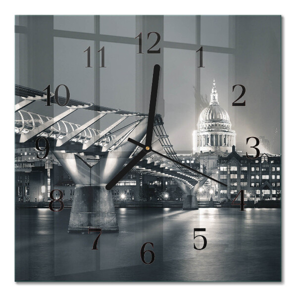 Horloge murale carrée Horizon