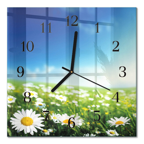 Horloge murale carrée Prairie
