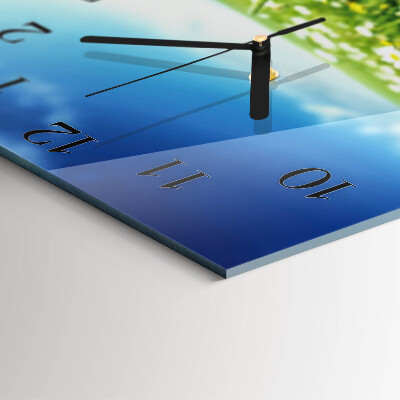 Horloge murale carrée Prairie