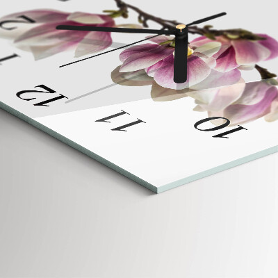 Horloge murale carrée Magnolia