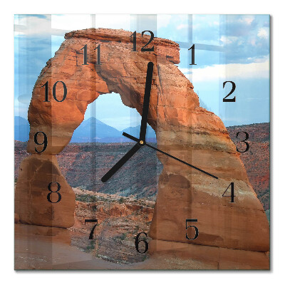 Horloge murale carrée Grand canyon