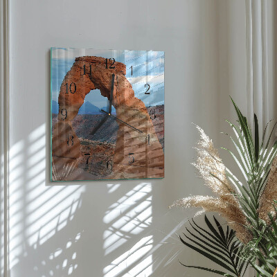 Horloge murale carrée Grand canyon
