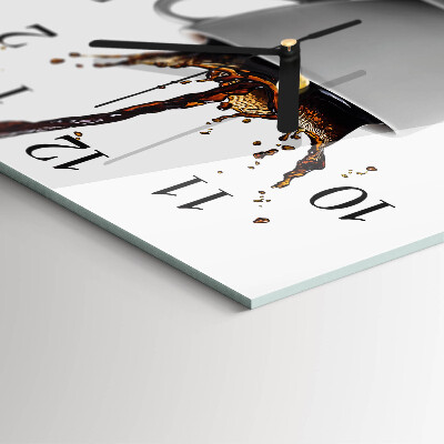 Horloge murale carrée Café