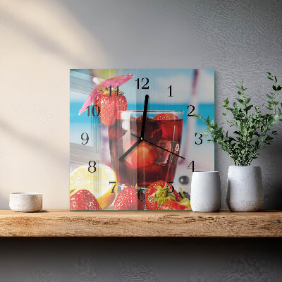 Horloge murale carrée Boire