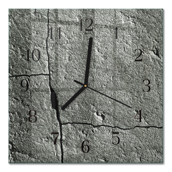 Horloge murale carrée Pierre naturelle