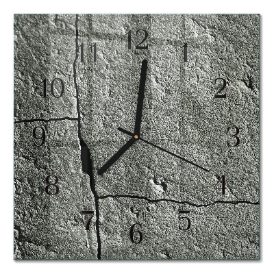 Horloge murale carrée Pierre naturelle