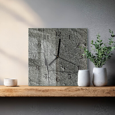 Horloge murale carrée Pierre naturelle
