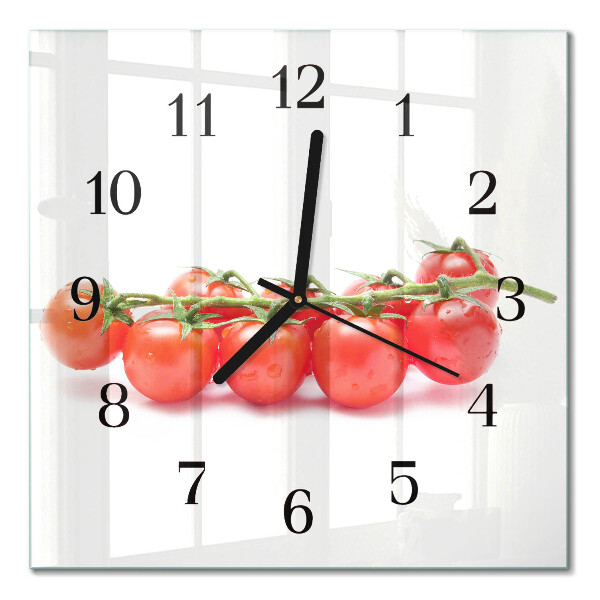 Horloge murale carrée Tomates