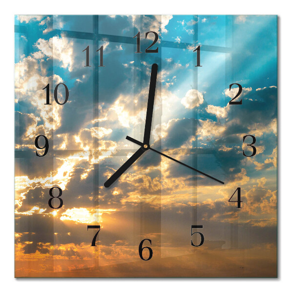Horloge murale carrée Ciel