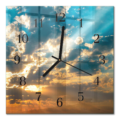 Horloge murale carrée Ciel