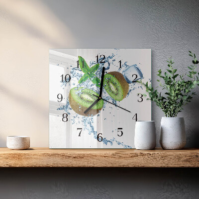 Horloge murale carrée Kiwi