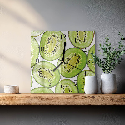 Horloge murale carrée Kiwi