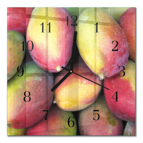 Horloge murale carrée Fruit