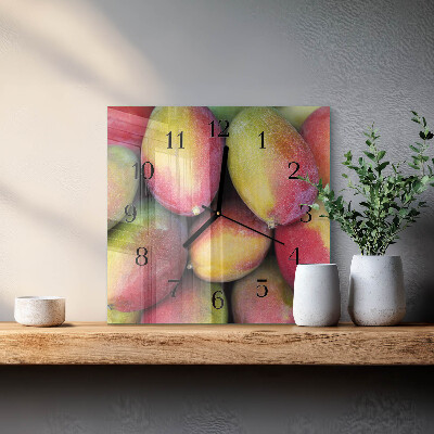 Horloge murale carrée Fruit