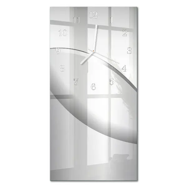Horloge murale en verre rectangulaire Modèle