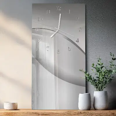Horloge murale en verre rectangulaire Modèle