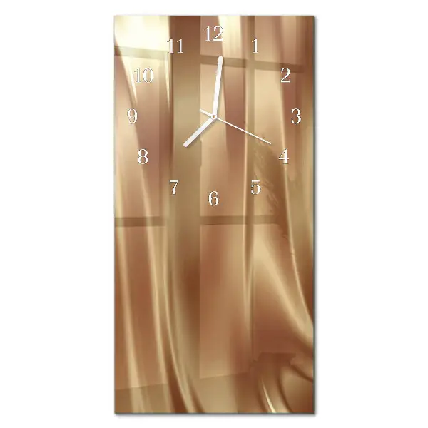 Horloge murale en verre rectangulaire Velours