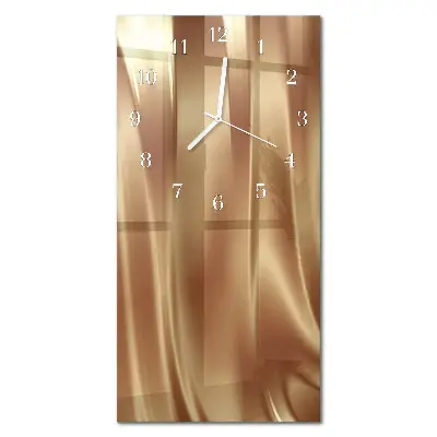 Horloge murale en verre rectangulaire Velours