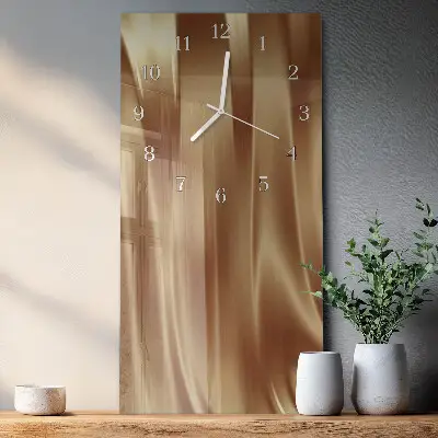 Horloge murale en verre rectangulaire Velours