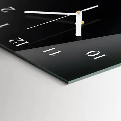 Horloge murale en verre rectangulaire Abstraction