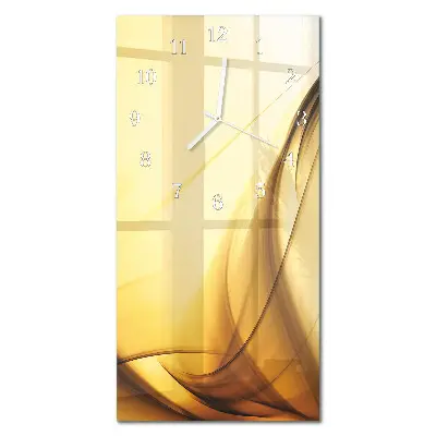 Horloge murale en verre rectangulaire Abstraction