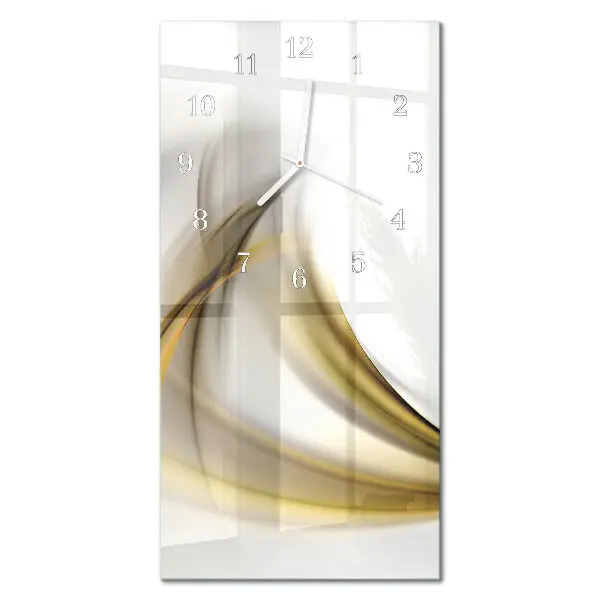 Horloge murale en verre rectangulaire Modèle