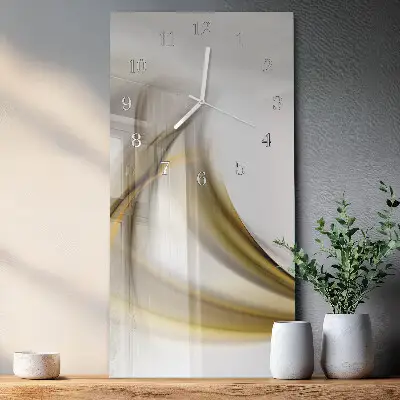 Horloge murale en verre rectangulaire Modèle