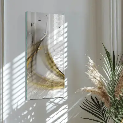 Horloge murale en verre rectangulaire Modèle