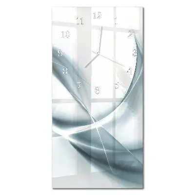 Horloge murale en verre rectangulaire Abstraction
