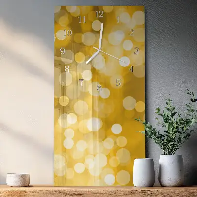 Horloge murale en verre rectangulaire Districts