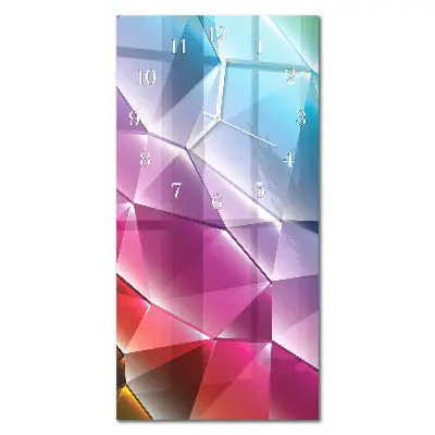 Horloge murale en verre rectangulaire Motif 3d