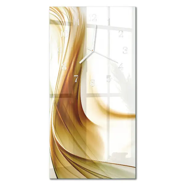 Horloge murale en verre rectangulaire Abstraction