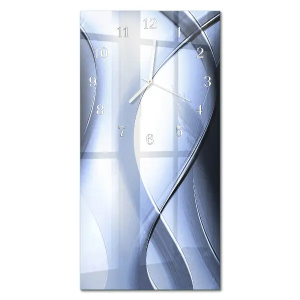 Horloge murale en verre rectangulaire Abstraction