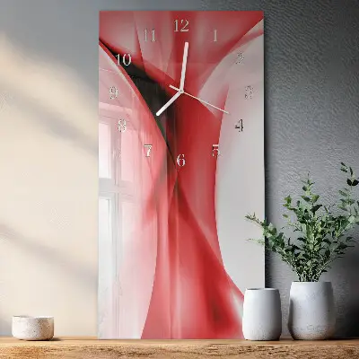 Horloge murale en verre rectangulaire Modèle