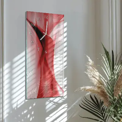 Horloge murale en verre rectangulaire Modèle
