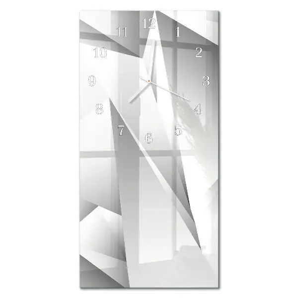 Horloge murale en verre rectangulaire Modèle
