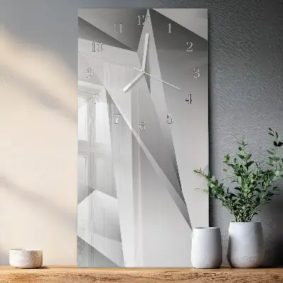 Horloge murale en verre rectangulaire Modèle
