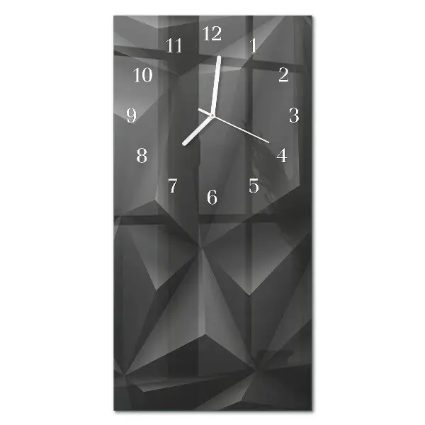 Horloge murale en verre rectangulaire Modèle