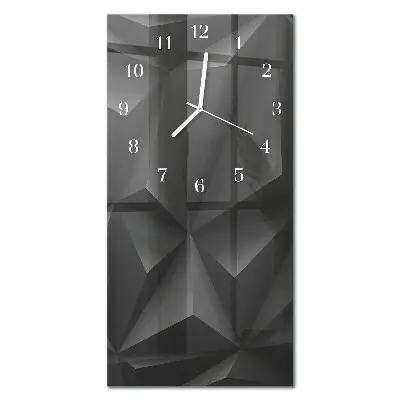 Horloge murale en verre rectangulaire Modèle