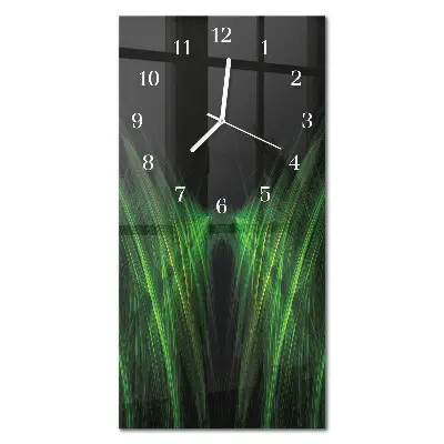 Horloge murale en verre rectangulaire Loin