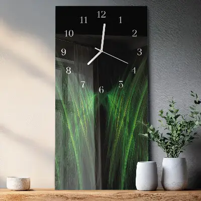 Horloge murale en verre rectangulaire Loin