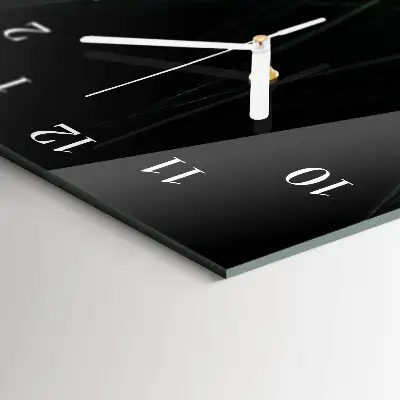 Horloge murale en verre rectangulaire Loin
