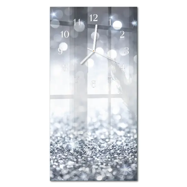 Horloge murale en verre rectangulaire Brocart