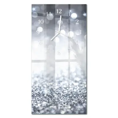 Horloge murale en verre rectangulaire Brocart