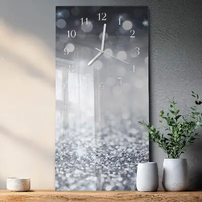 Horloge murale en verre rectangulaire Brocart