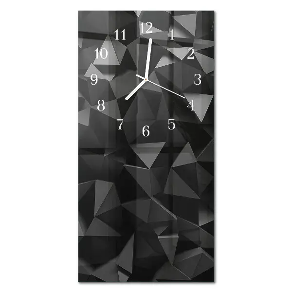 Horloge murale en verre rectangulaire Modèle