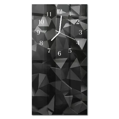 Horloge murale en verre rectangulaire Modèle